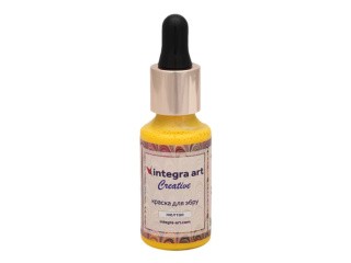 Краска для эбру желтая «Creative» 30 мл, Integra Art Краска для эбру желтая «Creative» 30 мл, Integra Art