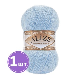 Пряжа ALIZE Angora Gold (953), голубой, 1 шт. 100 г Пряжа ALIZE Angora Gold (953), голубой, 1 шт. 100 г