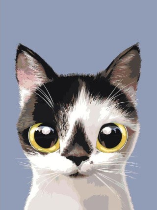 Картина по номерам «Черноносик» Картина по номерам «Черноносик»