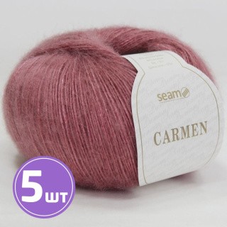 Пряжа SEAM CARMEN (11), брусника, 5 шт. по 50 г Пряжа SEAM CARMEN (11), брусника, 5 шт. по 50 г