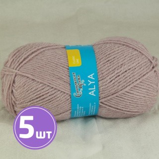 Пряжа Семеновская Alya (1042), светлый ковыль, 5 шт. по 100 г Пряжа Семеновская Alya (1042), светлый ковыль, 5 шт. по 100 г