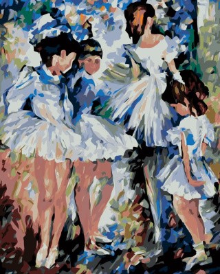 Картина по номерам «Юные балерины»
