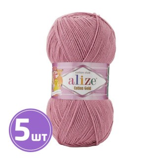Пряжа ALIZE Cotton Gold (676), светло-брусничный, 5 шт. по 100 г Пряжа ALIZE Cotton Gold (676), светло-брусничный, 5 шт. по 100 г