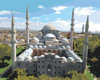 Картина по номерам «Мечеть Сулеймание»