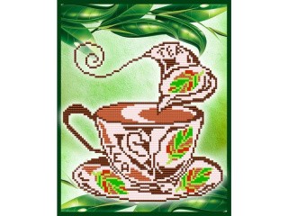 Рисунок на ткани «Ароматный чай»