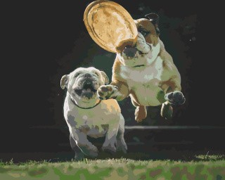 Картина по номерам «Игры друзей» Картина по номерам «Игры друзей»