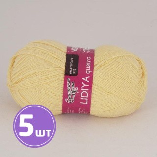 Пряжа Семеновская Lidiya quatro (772), шампанское 5 шт. по 100 г Пряжа Семеновская Lidiya quatro (772), шампанское 5 шт. по 100 г