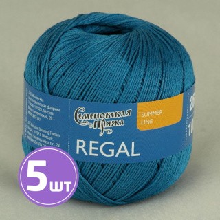 Пряжа Семеновская Regal (967), джинсовый 5 шт. по 100 г Пряжа Семеновская Regal (967), джинсовый 5 шт. по 100 г