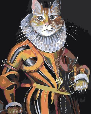 Картина по номерам «В рыцарских латах» Картина по номерам «В рыцарских латах»