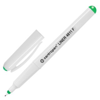 Ручка капиллярная (линер) CENTROPEN «Liner», зеленая