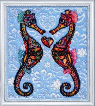 Набор для вышивания «Морские коньки» Набор для вышивания «Морские коньки»