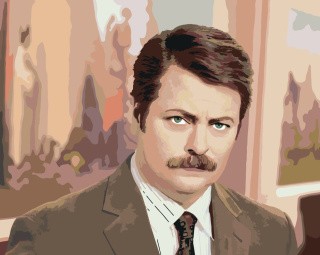 Картина по номерам «Мем: Ник Офферман - Я человек простой» Картина по номерам «Мем: Ник Офферман - Я человек простой»