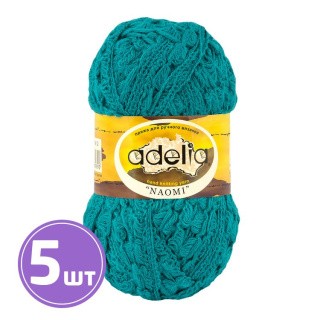 Пряжа Adelia NAOMI (12), бирюзовый, 5 шт. по 100 г Пряжа Adelia NAOMI (12), бирюзовый, 5 шт. по 100 г