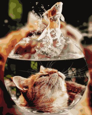 Картина по номерам «Побег» Картина по номерам «Побег»