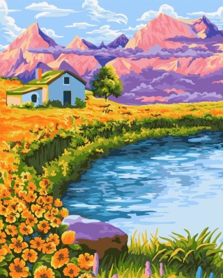 Картина по номерам «Розовый рассвет» Картина по номерам «Розовый рассвет»