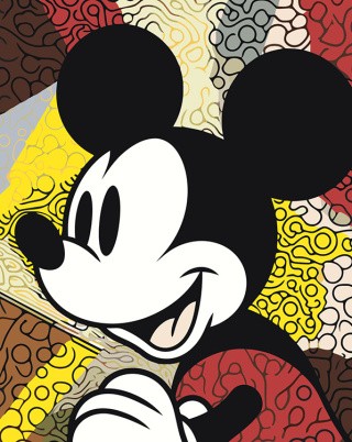 Картина по номерам «Герои Дисней: Микки Маус»