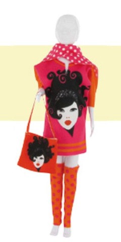 Набор для шитья «Одежда для кукол Sally Girl Pink №1»