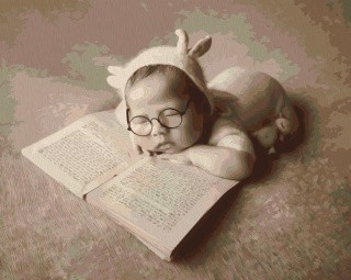 Картина по номерам «Будущий ученый» Картина по номерам «Будущий ученый»