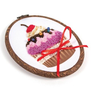 Набор вышивки бисером «Капкейк» Набор вышивки бисером «Капкейк»