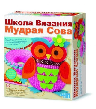 Школа вязания «Мудрая Сова», набор 4M Школа вязания «Мудрая Сова», набор 4M