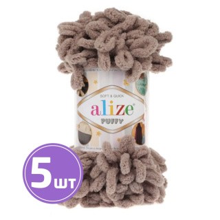 Пряжа ALIZE Puffy (530), фрез, 5 шт. по 100 г