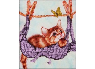 Набор вышивки бисером «На качелях» Набор вышивки бисером «На качелях»