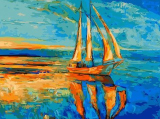 Картина по номерам «Под парусами» Картина по номерам «Под парусами»