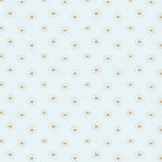 Ткань для пэчворка «БАБУШКИН СУНДУЧОК», 50x55 см, 140 г/м2, 100% хлопок, цвет: БС-40 ромашки, белый, Peppy