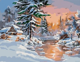 Картина по номерам «Лесной пейзаж» Картина по номерам «Лесной пейзаж»