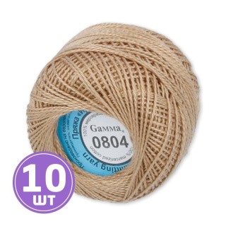 Пряжа Gamma Ирис (0804), песочный, 10 шт. по 10 г Пряжа Gamma Ирис (0804), песочный, 10 шт. по 10 г