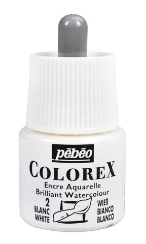 Акварельные чернила Pebeo Colorex (белый), 45 мл