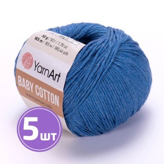 Пряжа YarnArt Baby cotton (447), джинс меланж, 5 шт. по 50 г