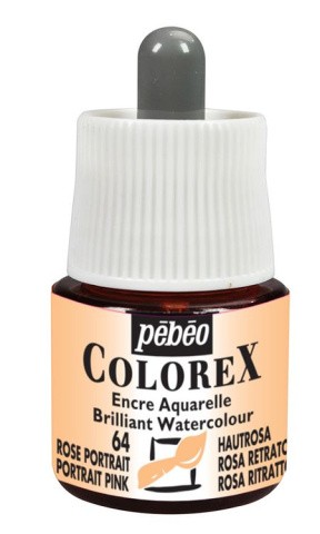 Акварельные чернила Pebeo Colorex (портретный розовый), 45 мл