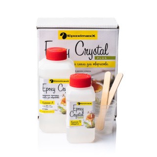 Ювелирная прозрачная смола Epoxy Crystal PLUS 345 г, EpoximaxX Ювелирная прозрачная смола Epoxy Crystal PLUS 345 г, EpoximaxX