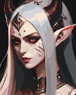 Картина по номерам «Девушка-косплей 4» Картина по номерам «Девушка-косплей 4»