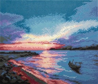 Алмазная вышивка «Нежный рассвет»