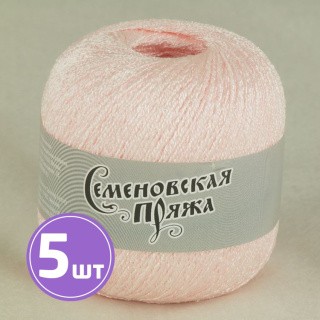 Пряжа Семеновская Snezhana (15261), розовый+В2 5 шт. по 100 г Пряжа Семеновская Snezhana (15261), розовый+В2 5 шт. по 100 г