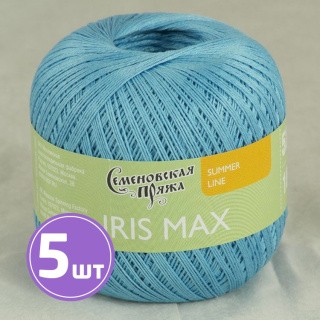 Пряжа Семеновская IRIS max (358), светлый гиацинт 5 шт. по 100 г Пряжа Семеновская IRIS max (358), светлый гиацинт 5 шт. по 100 г