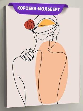 Картина по номерам «Женственность»