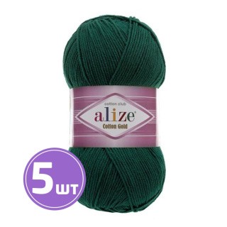 Пряжа ALIZE Cotton Gold (426), изумрудный, 5 шт. по 100 г Пряжа ALIZE Cotton Gold (426), изумрудный, 5 шт. по 100 г