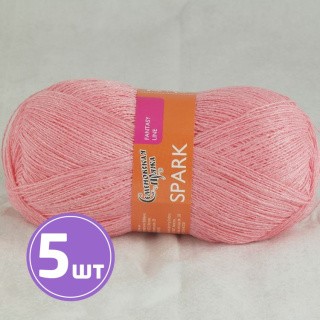 Пряжа Семеновская Spark (4003), розовый-радуга 5 шт. по 100 г Пряжа Семеновская Spark (4003), розовый-радуга 5 шт. по 100 г