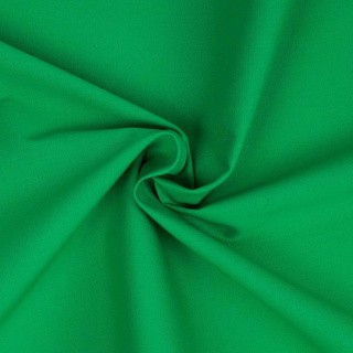 Ткань Поплин стрейч, 1 м х 150 см, 125 г/м², цвет: зеленый, TBY
