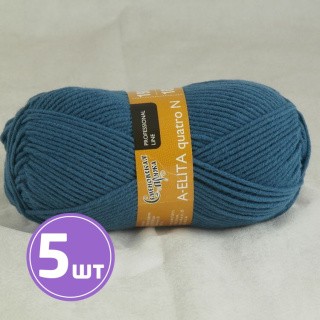 Пряжа Семеновская A-elita N quatro (10937), гроза 5 шт. по 100 г Пряжа Семеновская A-elita N quatro (10937), гроза 5 шт. по 100 г