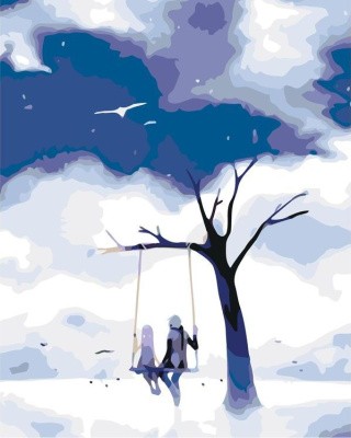 Картина по номерам «Пара на качелях» Картина по номерам «Пара на качелях»