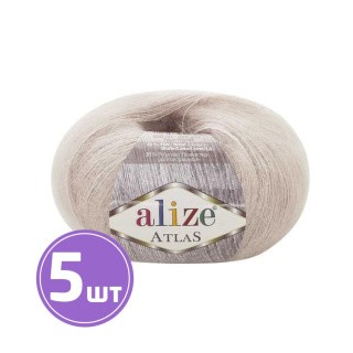 Пряжа ALIZE Atlas (62), суровый, 5 шт. по 50 г