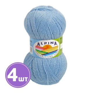 Пряжа Alpina KLEMENT (10), голубой, 4 шт. по 50 г