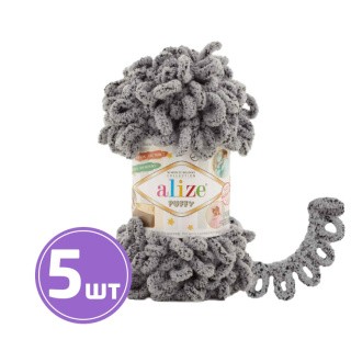 Пряжа ALIZE Puffy (535), коала, 5 шт. по 100 г Пряжа ALIZE Puffy (535), коала, 5 шт. по 100 г