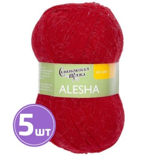 Пряжа Семеновская Alesha (12144), кармин 5 шт. по 50 г Пряжа Семеновская Alesha (12144), кармин 5 шт. по 50 г