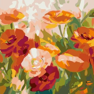 Картина по номерам «Маки» Картина по номерам «Маки»