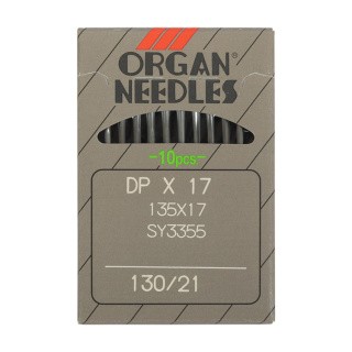 Иглы для промышленных швейных машин №130, для тяжелых тканей, ORGAN